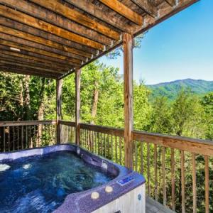 Majestic View 1 Bedroom Sleeps 2 Jetted Tub Mountain View Hot Tub Gatlinburg Tennessee