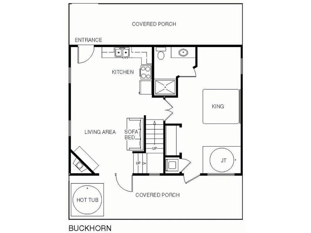 Buckhorn 2 Bedrooms Sleeps 6 WiFi Jetted Tub Fireplace Hot Tub - image 4