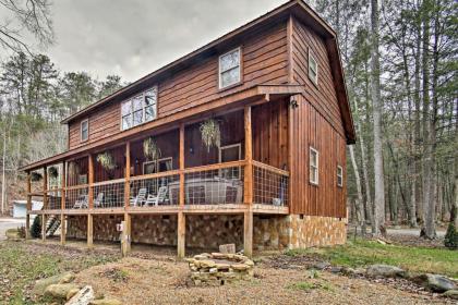 Creekside Gatlinburg Cabin with Porch and Hot Tub!