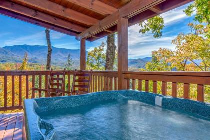Breathtaking View Cabin with Covered Deck and Hot tub Gatlinburg Tennessee
