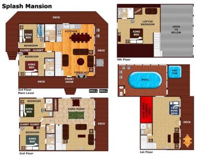 Splash Mansion #500 by Aunt Bug's Cabin Rentals - image 16