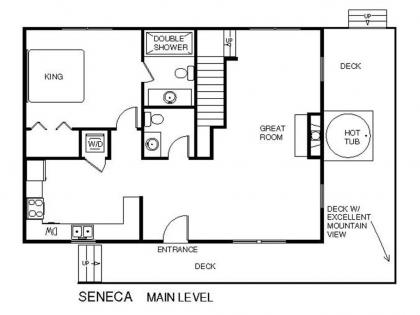 Seneca 1 Bedroom Sleeps 2 Private View Hot Tub Pool Table Grill - image 15