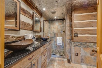 Hand Hewn Hideaway Stunning Gatlinburg Cabin with Hot Tub Table Games and Outdoor Oasis - image 22