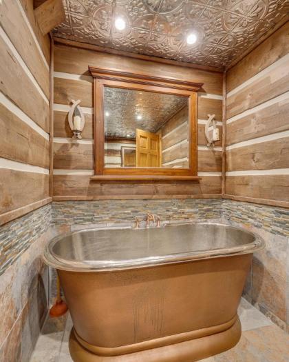 Hand Hewn Hideaway Stunning Gatlinburg Cabin with Hot Tub Table Games and Outdoor Oasis - image 23